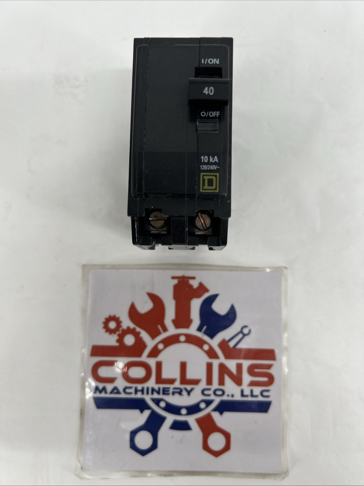Square D QO240 Molded Case Circuit Breaker, 40 Amp, 2 Pole, Type QO, 120/240V