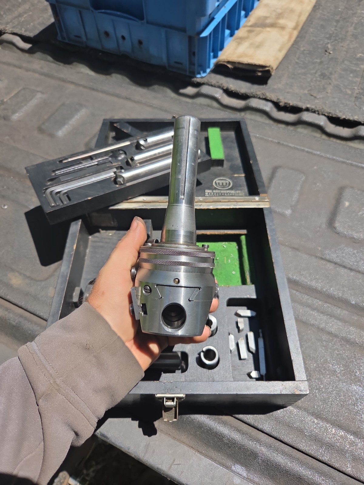 Wohlhaupter UPA3 Boring Facing Head R8 Arbor Shank 4 Bridgeport Milling Machine