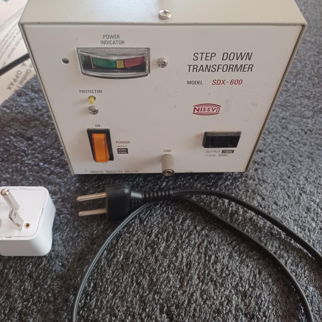 NISSYO industry Step Down Transformer SDX-600 220-240V to 100V 600W NISSHO JAPAN
