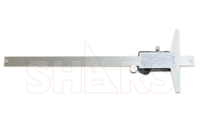 SHARS 0- 8″ 200MM CALIPER DIGITAL DEPTH GAGE GAUGE NEW P]