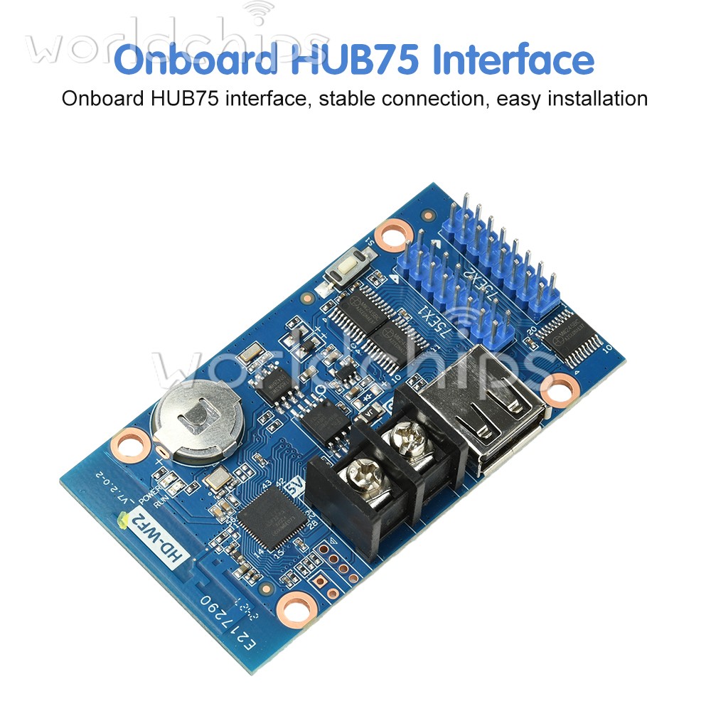 HD-WF2 WiFi Control Card HUB75 for Advertising Screen Full Color LED Display