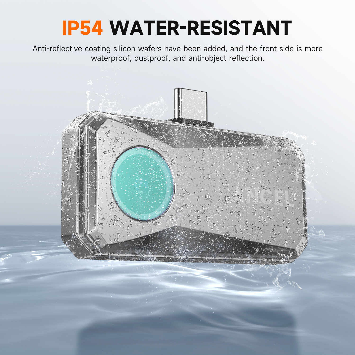 ANCEL Thermal Imaging Camera for Android 256×192 IR Resolution 25Hz Refresh Rate