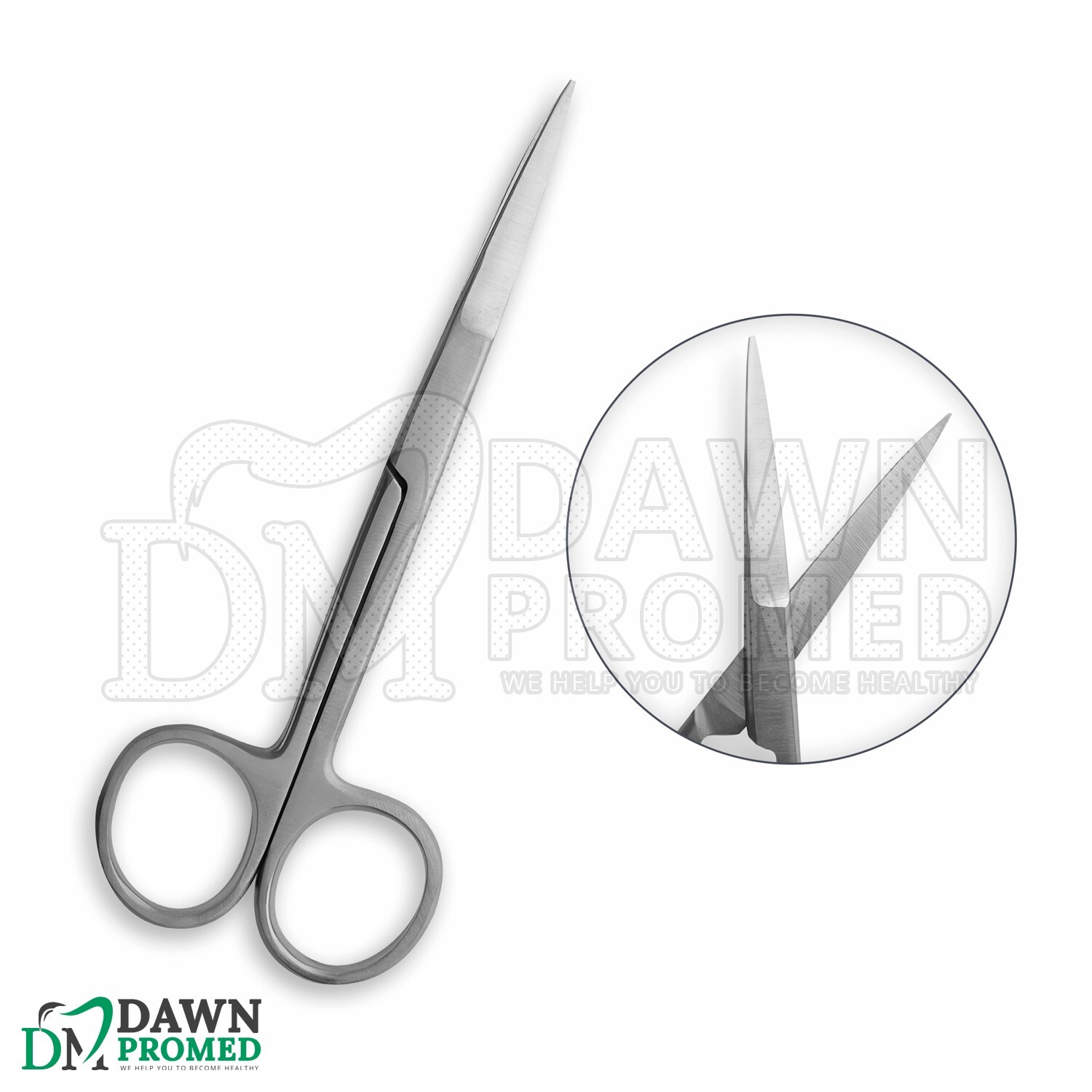 Iris Scissors 4.5″ Straight Jaws Dental Veterinary Surgical Inst German Grade