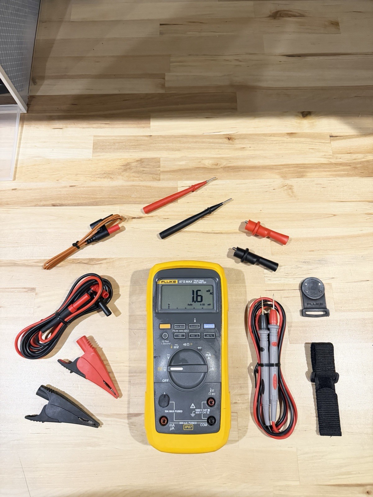 FLUKE 87V-MAX/E2 INDUSTRIAL COMBO KIT (TESTED) SHIPS FAST