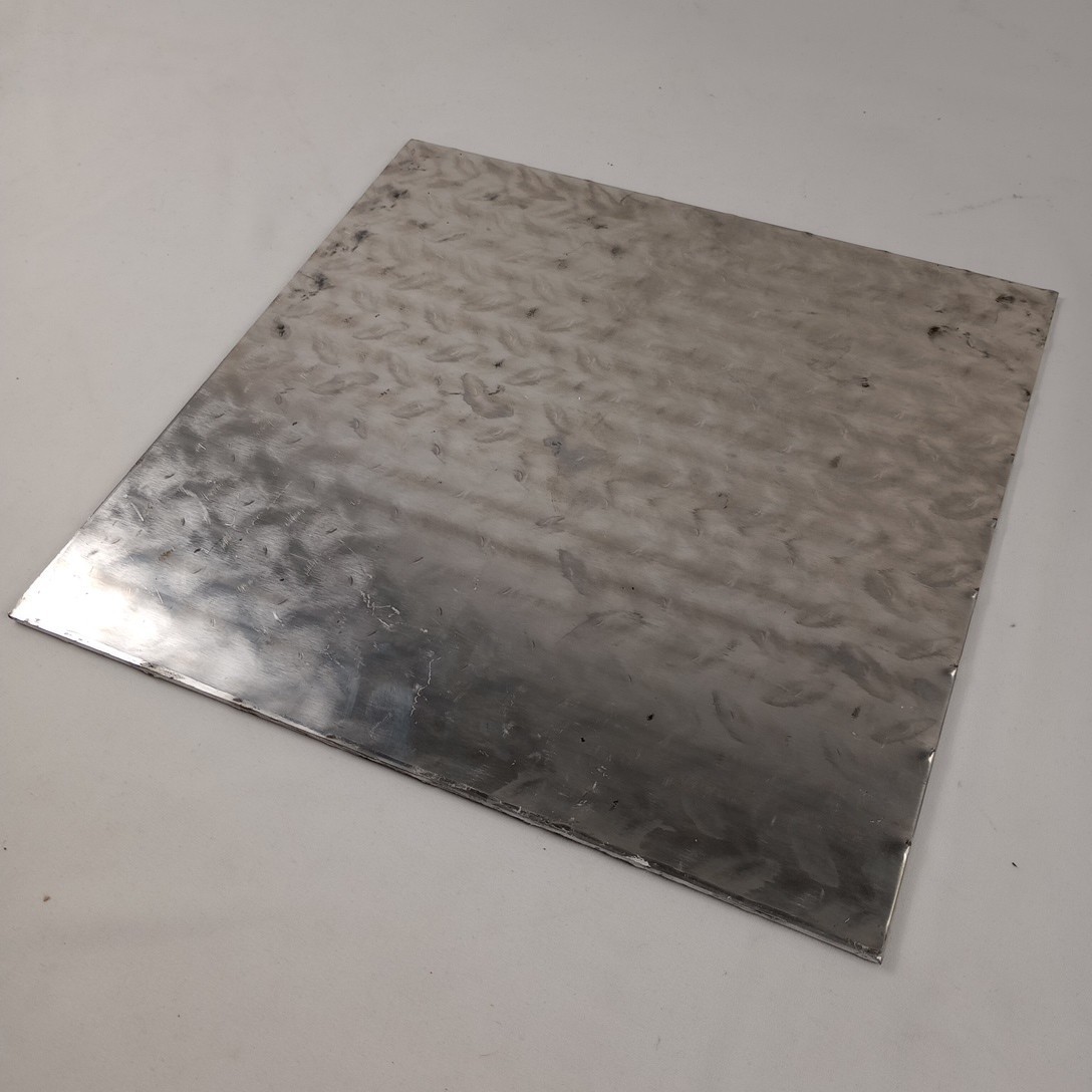 12″ x 12″ Diamond Plate Aluminum .125″ Thick (1/8 in) – Treadplate, 3003 Alloy