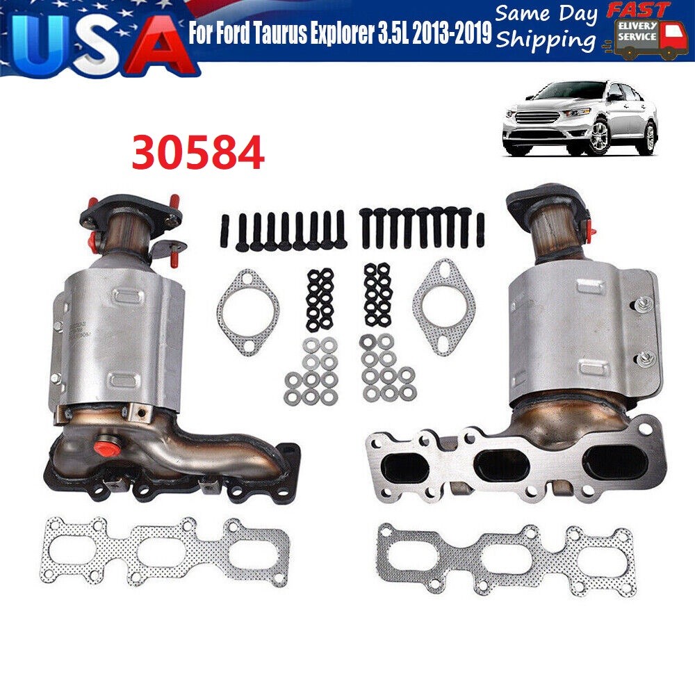 FOR 2013-2019 Ford Explorer 3.5L V6 Catalytic Converter Front Left & Right