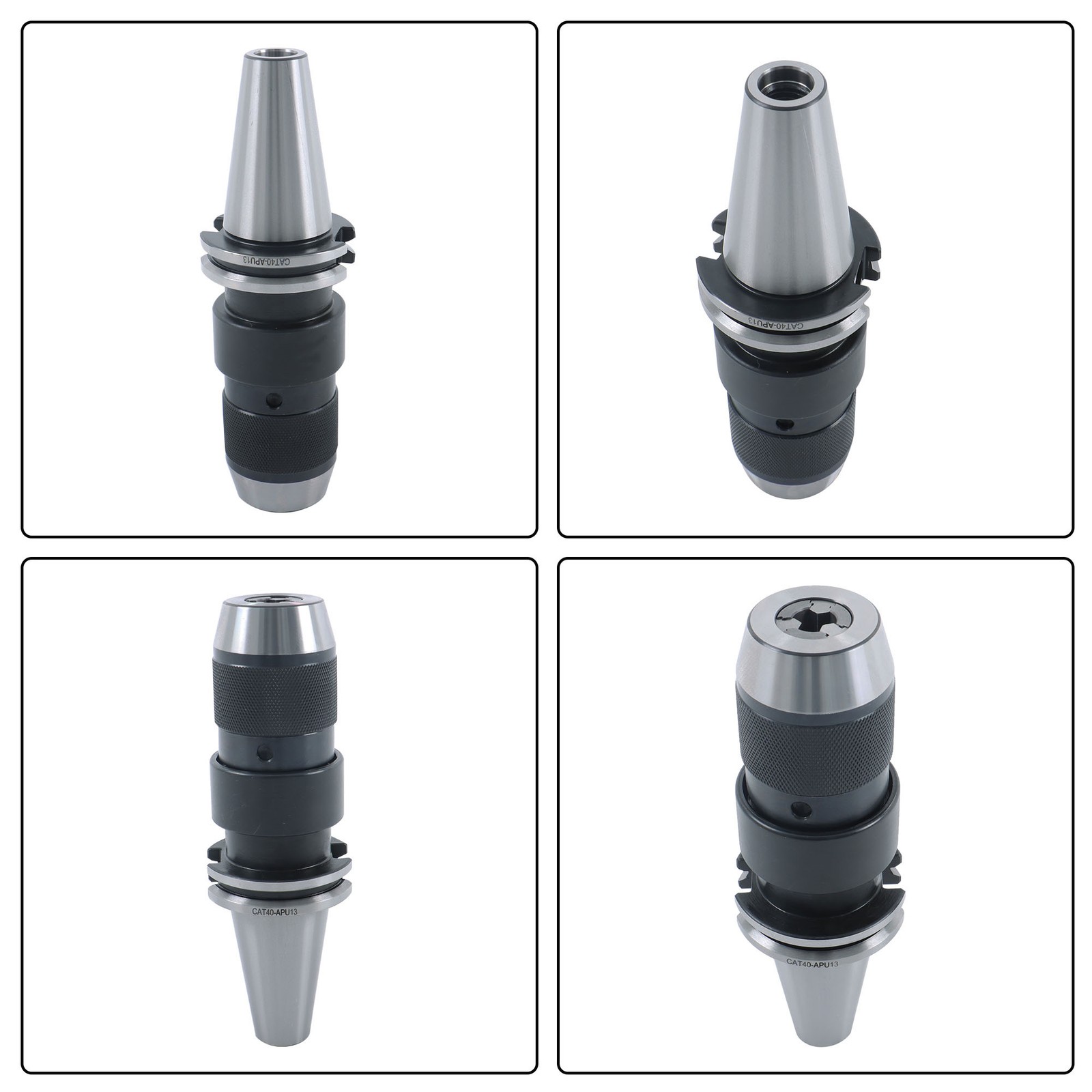 4pcs CAT40 Keyless Drill Chuck 1/2” Fits On Haas CNC Easy Great Tool Holder