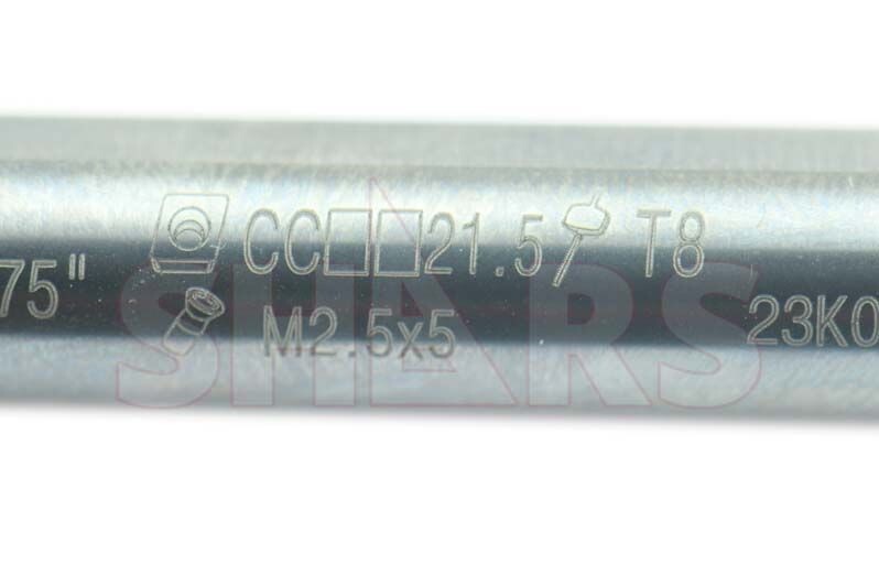 SHARS 1/4″ RH SCLCR Coolant Through Indexable Solid Carbide Boring Bar NEW S]