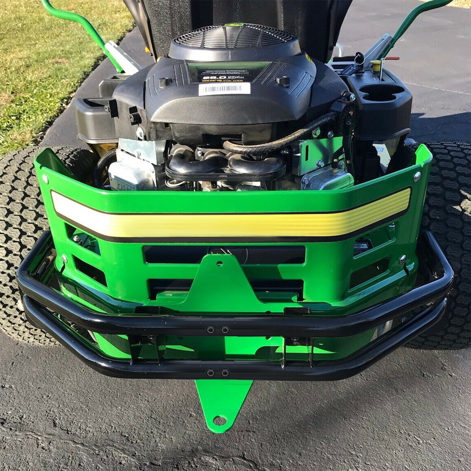 For John Deere Z235, Z255, Z335E, Z355E Rear Bumper Bar w/ Hitch Kit