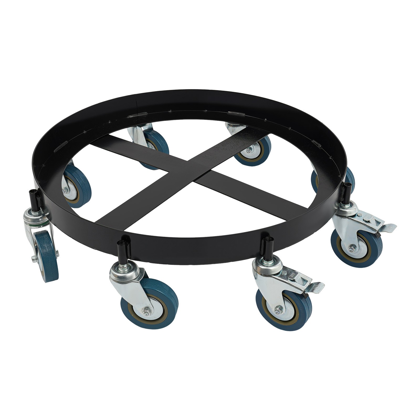 55 Gallon Drum Dolly Barrel Dolly Carts Drum Dolly With 8 Wheels Q235 Steel