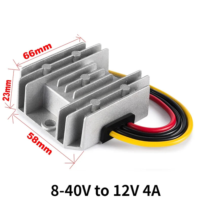 8V-40V to 12V 25A-1A Step down/Up DC-DC Converter 12 volt stabilizer Buck Boost