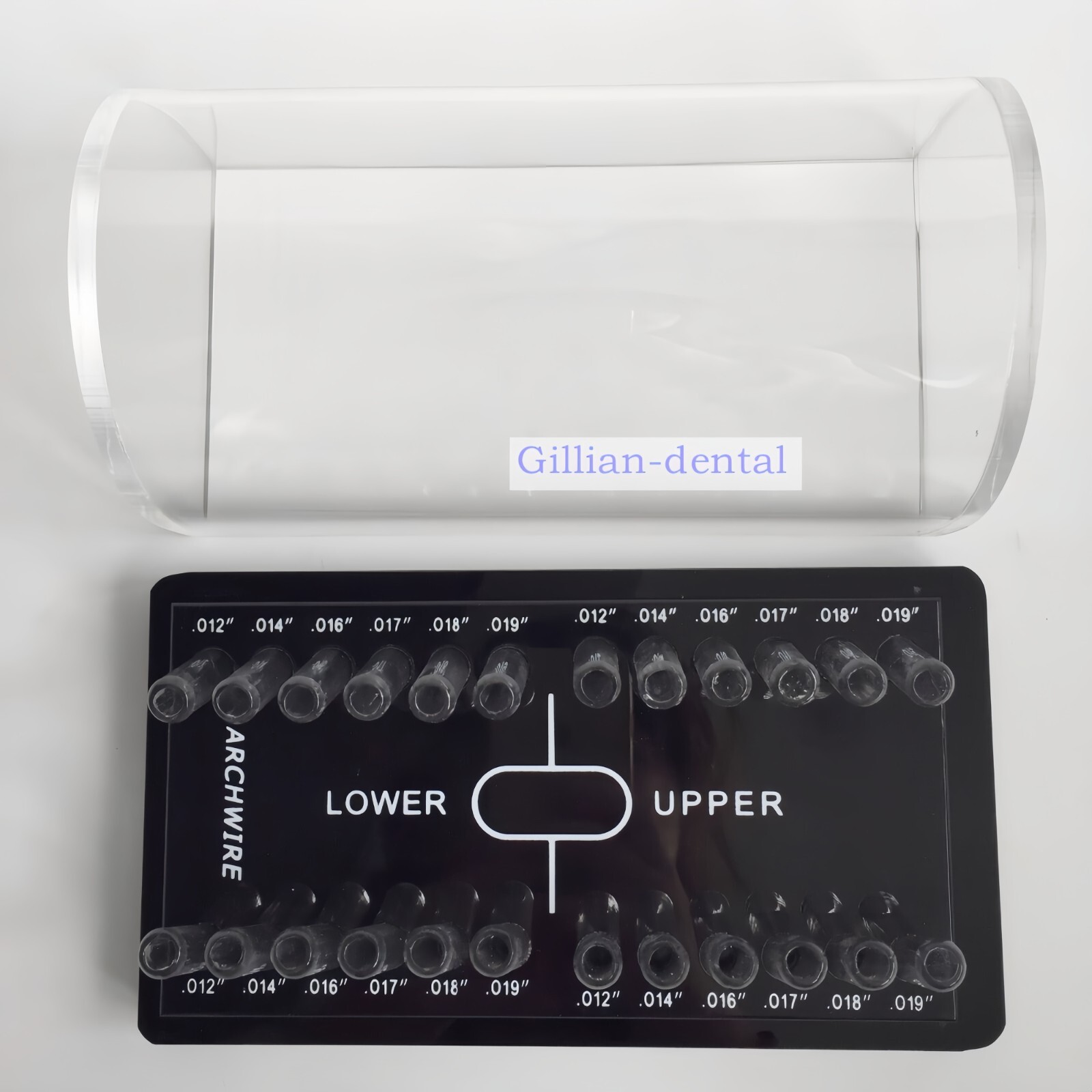 Dental Ortho Round/Rectangular Arch wire Case Dispenser Acrylic Organizer Holder