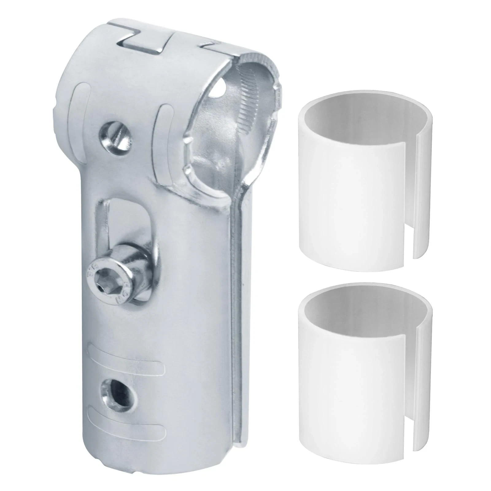 20 Sets T Pipe Connector Tee Clamp Fittings, Fits 12 EMT Conduit with PE Ad