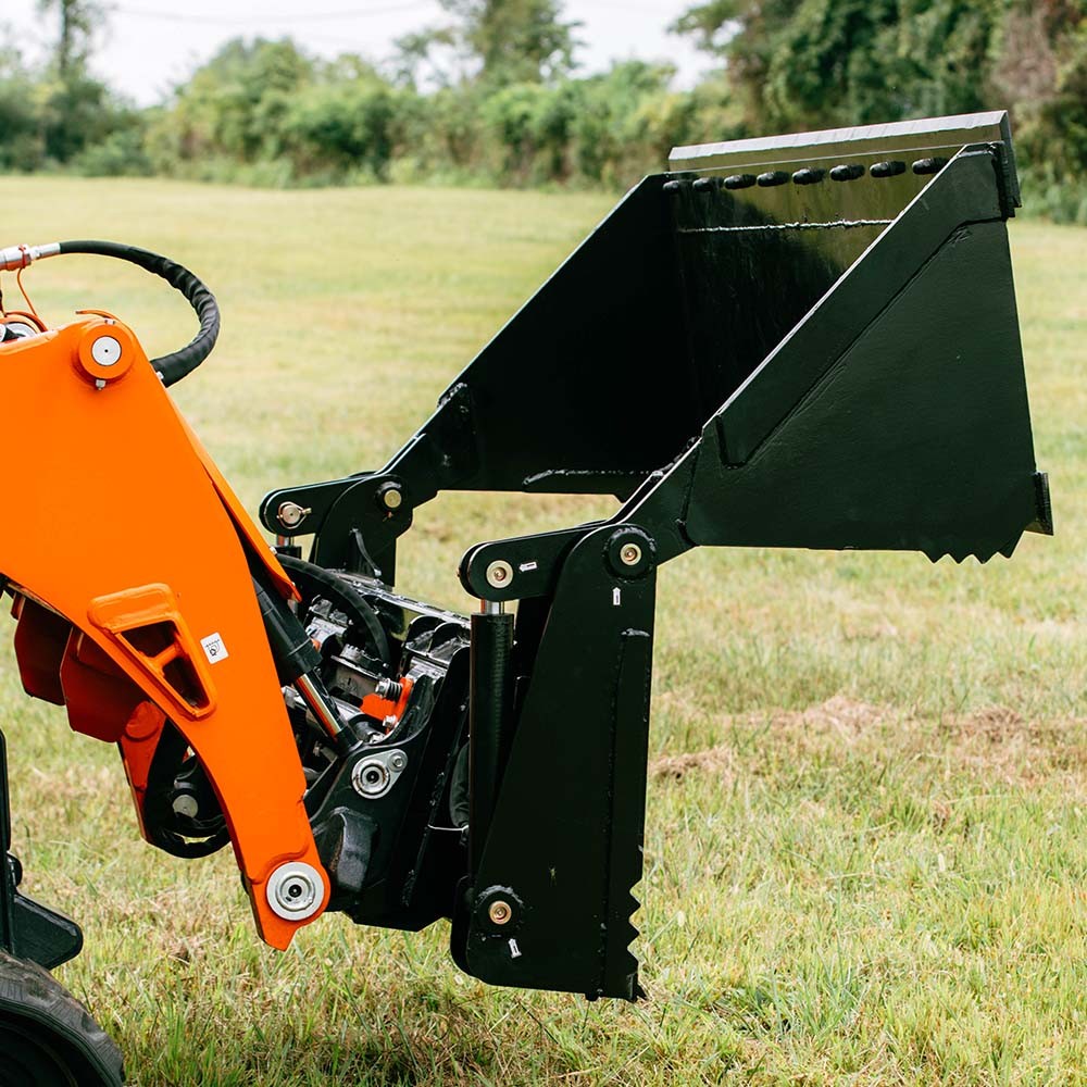 Titan Attachments 72″ 4-in-1 Combo Bucket, 2,425 LB Capacity, Universal SSQA