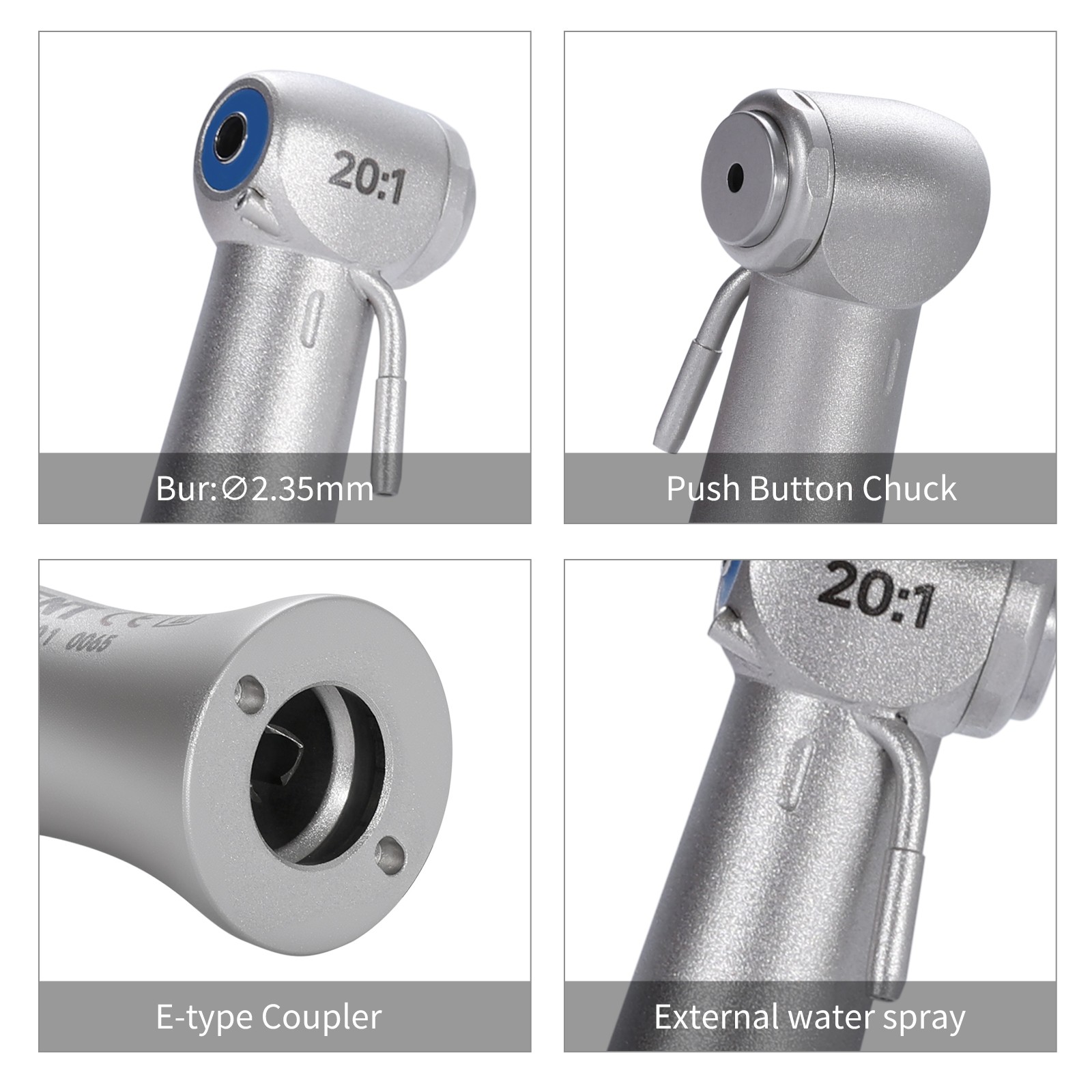 Dental 20:1 Implant Contra Angulo Pieza De Mano para NSK SG20 Surgical Push
