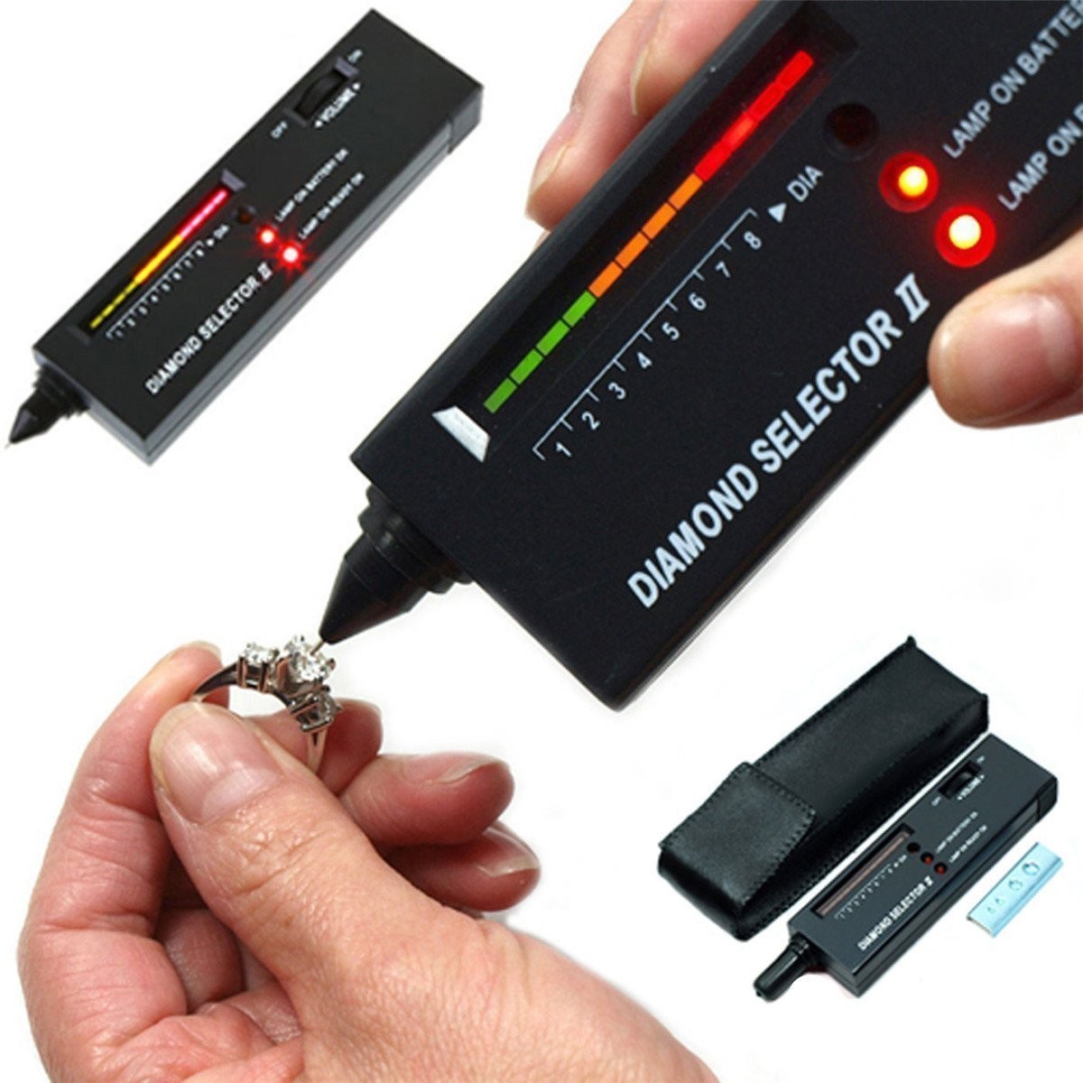 Professional Diamond Tester II Electric Circuit Testing Device with LCD Display