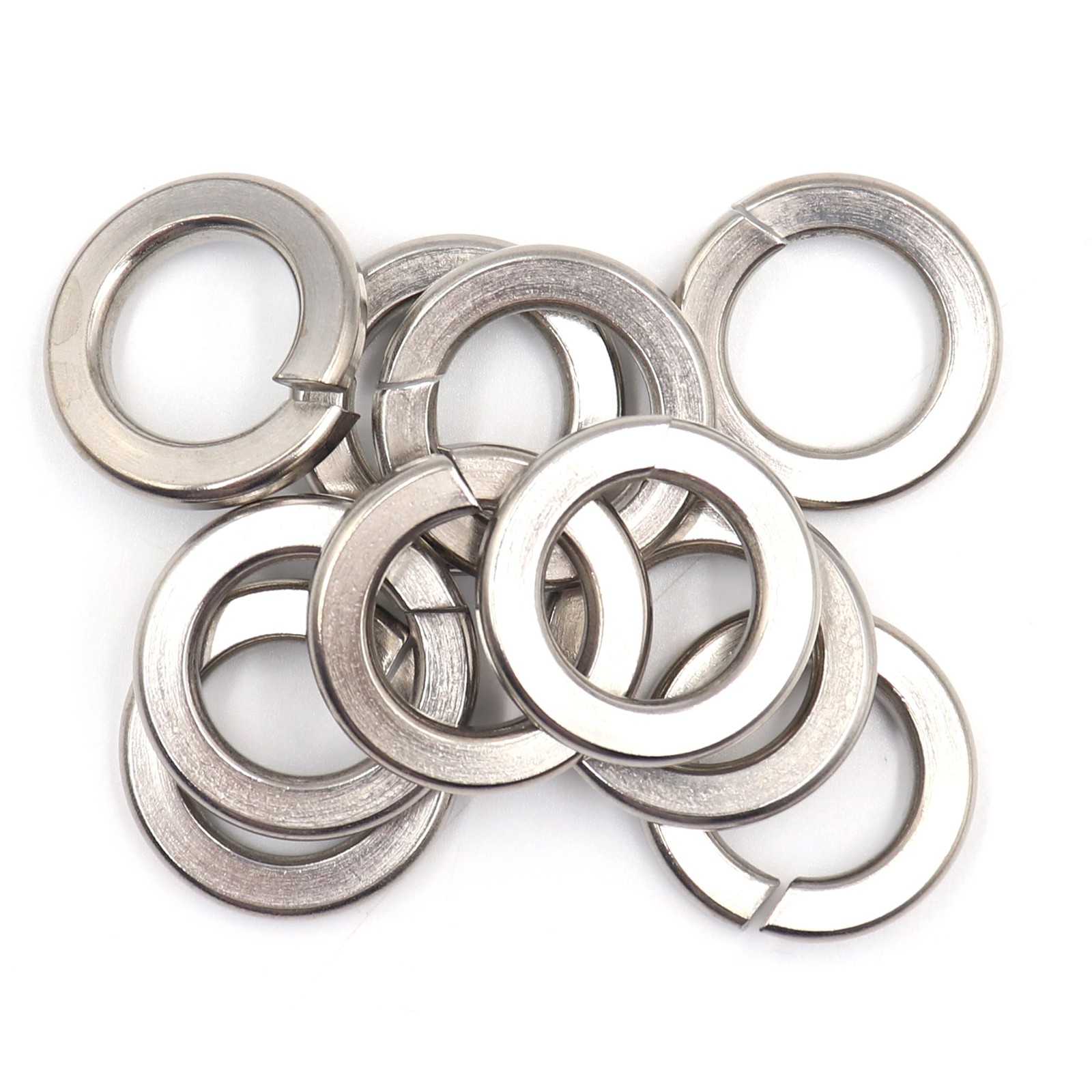 binifiMux 20pcs 5/8″ Spring Lock Washers 304 Stainless Steel