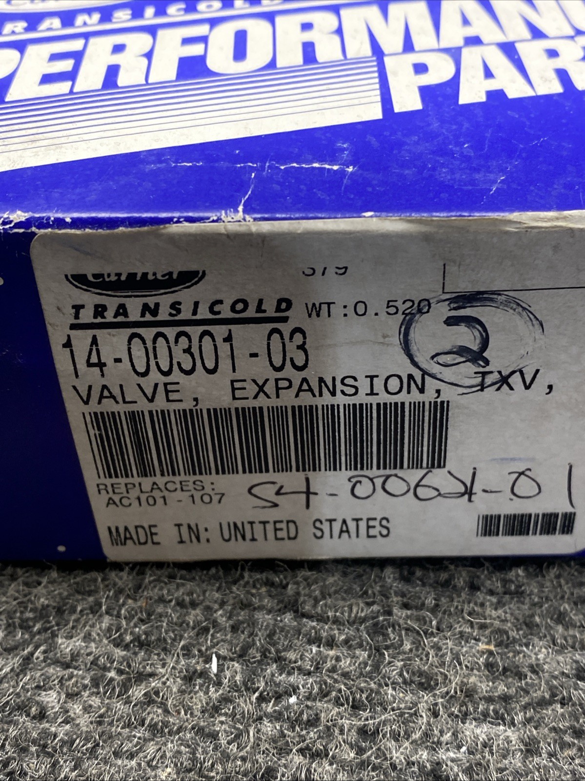 14-00301-03 Expansion Valve Fits Bobcat