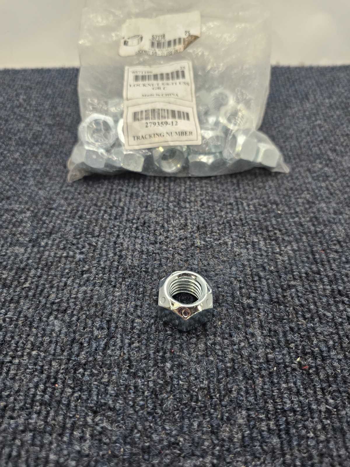 (QTY 25) Imperial 57118 Prevailing Torque Lock Nut C 5/8″-11 Chrome