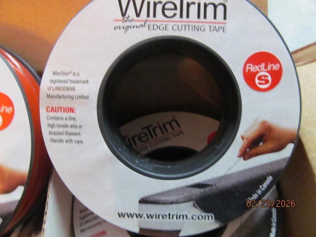 10 rolls Wiretrim 865-8008 edge cutting tape 1/4″ X 100 feet