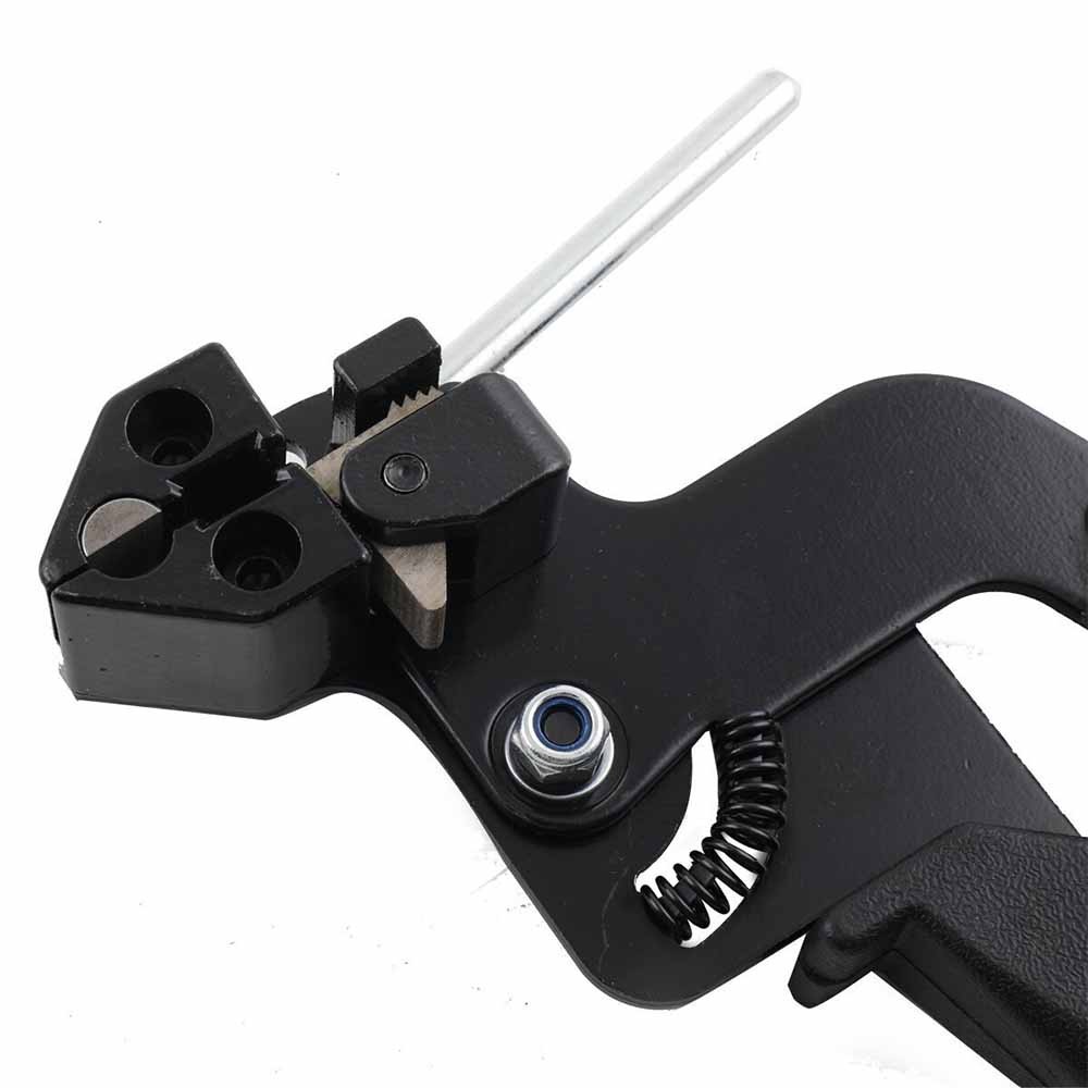 Cable Tie Tool Gun Kit Stainless Steel with 200 pcs Metal Zip Ties #E