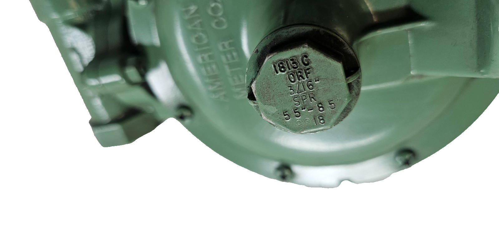 American Meter Company 1813C Gas Pressure Regulator Valve, 3/16″ SPR 5.5-8.5″
