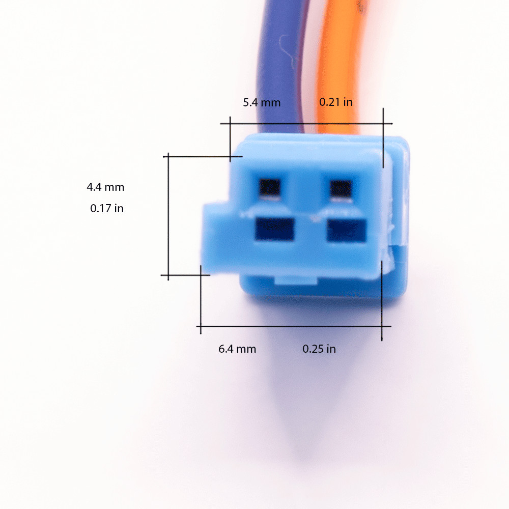 Electrical connector 2-PIN. Male. No waterproof. 1-1452577-1A
