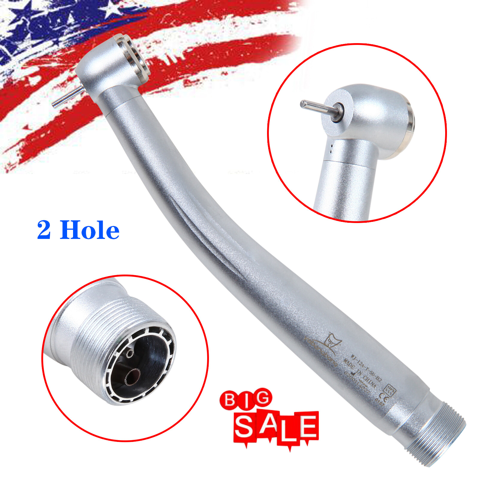NSK Style High Speed handpiece PANA MAX Dental E-generator LED 3 Way 4/2 Hole