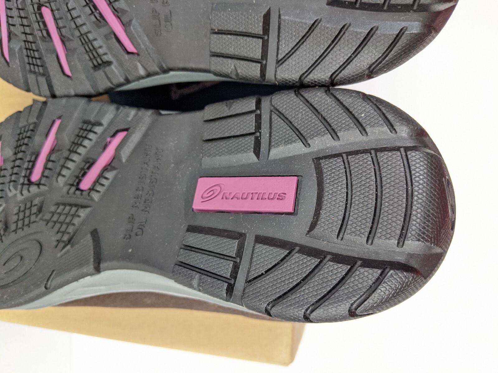 Nautilus Safety Footwear Women’s Slip-on ESD Industrial Shoe Size 7 MED Brown