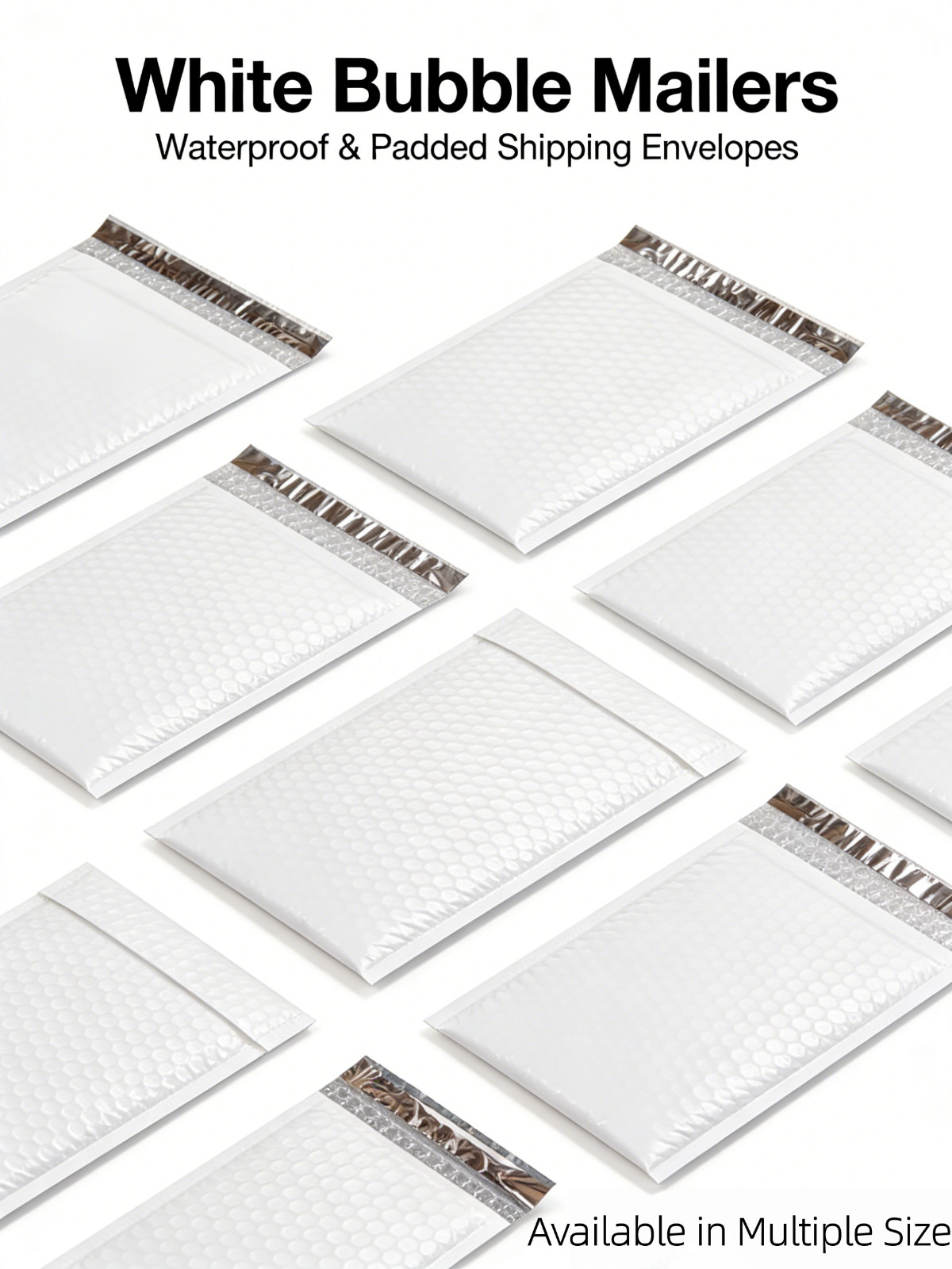 ANY SIZE Poly Bubble Mailers Padded Envelopes Shipping Mailing Bags