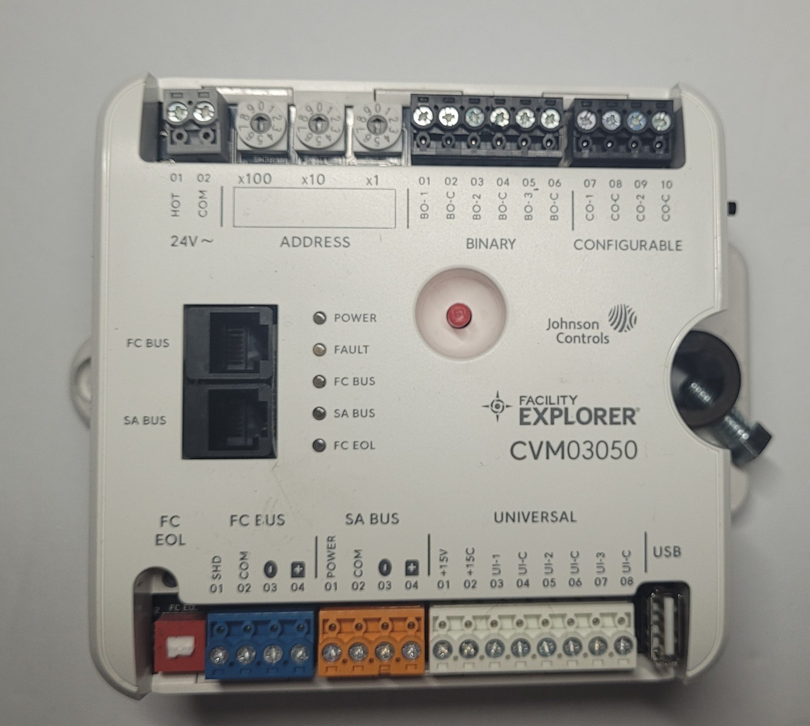 JOHNSON CONTROLS VAV BOX CONTROLLER CVM03050 New Loose