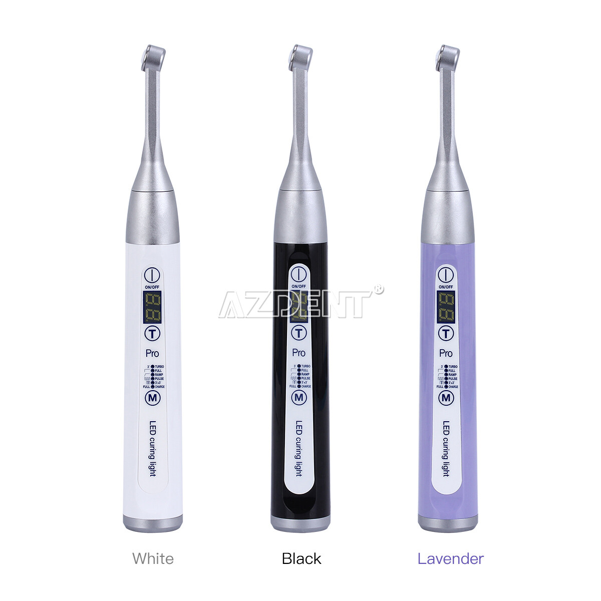 AZDENT Dental Wireless LED 1 Second Curing Light Resin Lamp Curing High Power