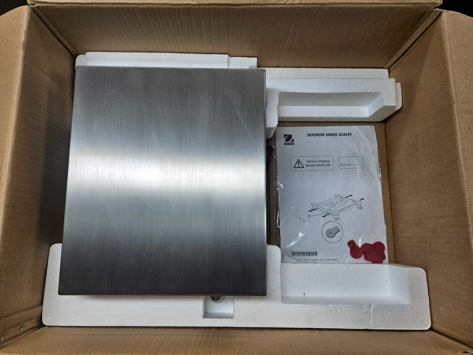 OHAUS Defender™ 3000 Base (only), Item #30379435, D30BR Capacity: 30kg (66lb), N