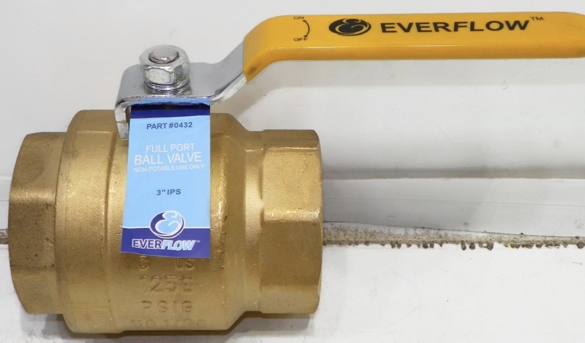 Evenflow 3 Ball Valve for Non Potable Water Systems