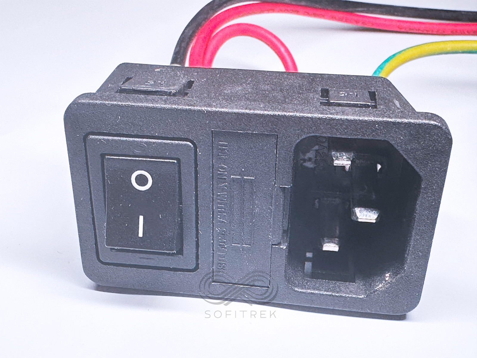 R-3014S RICH BAY AC Power Inlet Socket with Fuse Holder & Switch 10A 250V