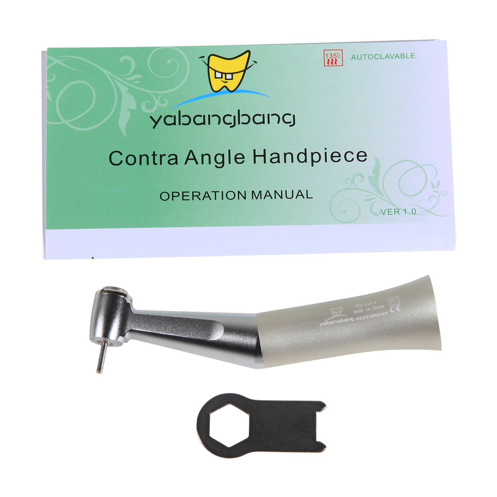 Slow Speed Contra Angle Handpiece fit Diamond Burs Drill FG 1.6mm Dental