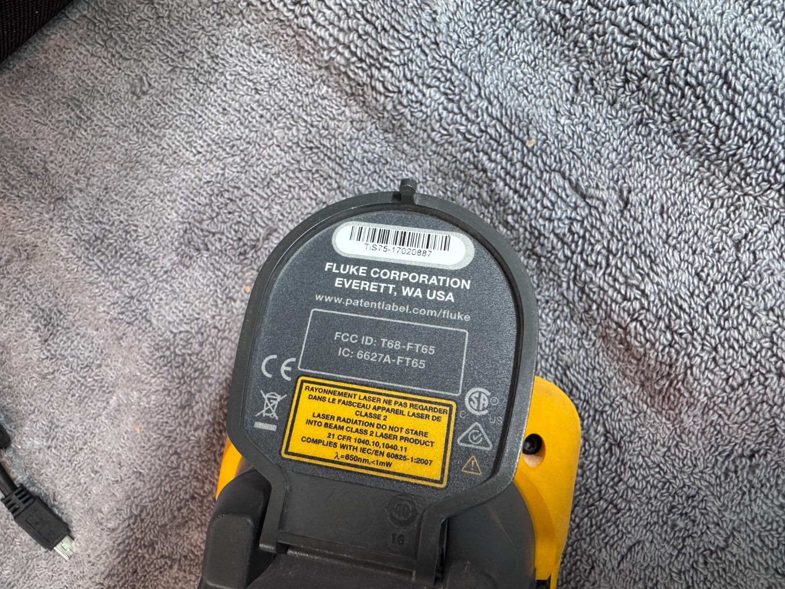 Pre-Owned Fluke TiS75 9Hz Thermal Camera Kit w/ Charger, 2 Batteries & Case