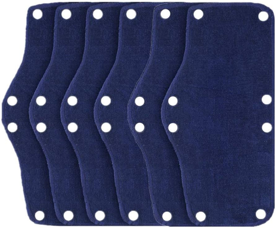 Hard Hat Sweatband, Cotton Hard Hat Liner, Reusable Hardhat Sweatbands(Blue