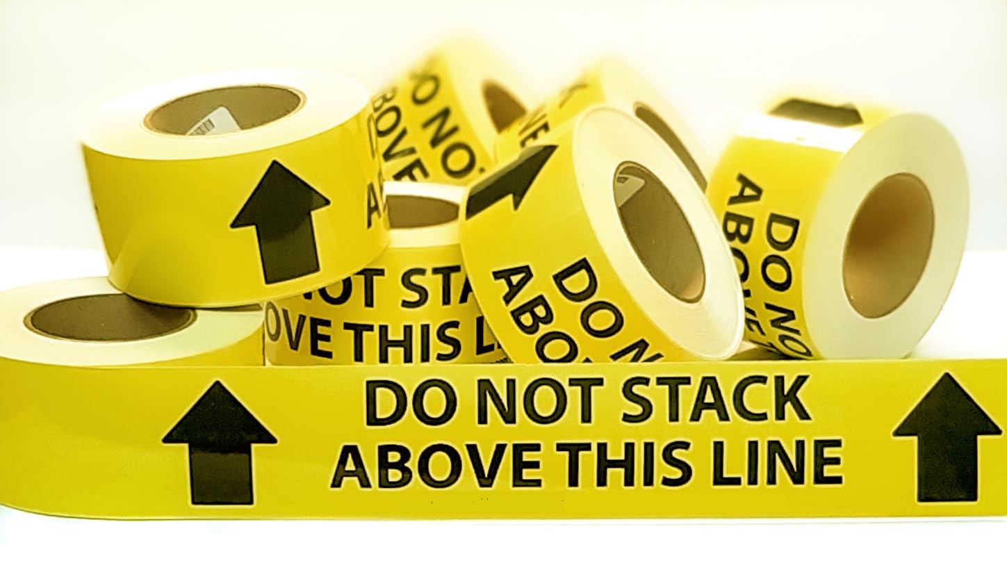 3″ X 200′ DO NOT STACK ABOVE. NADCO Vinyl Adhesive Tape – Aisle Marking 3x200ft,