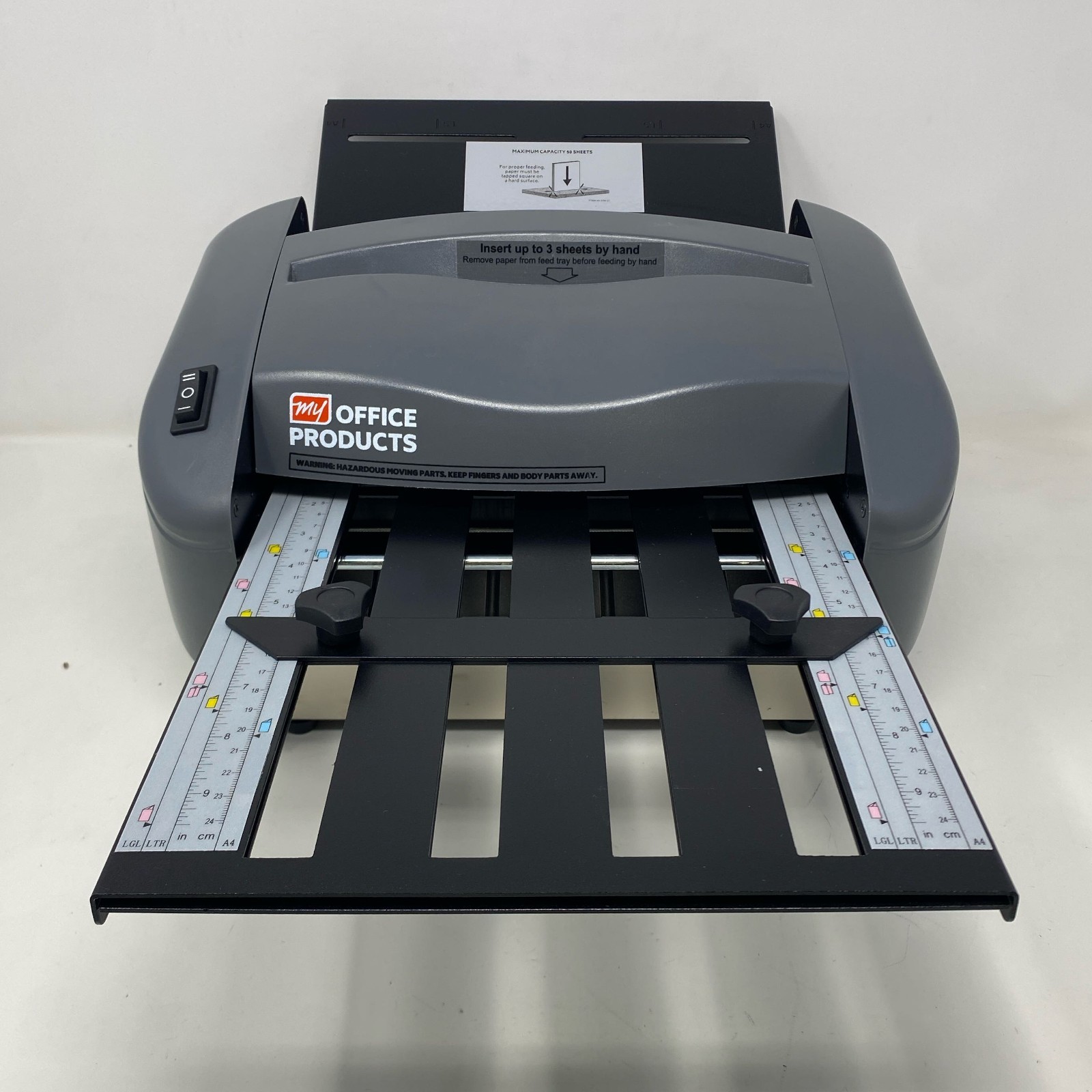 Martin Yale P7500 RapidFold Auto Paper Folder Gray 8.5×11/14 in