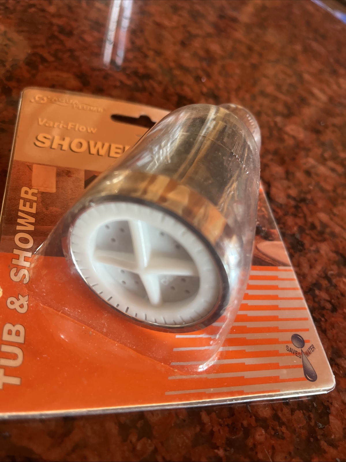 Aqua Plumb C0265 Chrome Plated Vari-Flow Shower Head. New. Ships Free