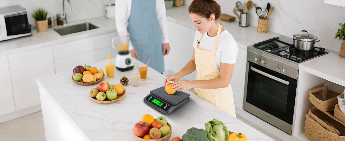 Commercial Food Scales 66LB 30Kg Large Digital Kitchen Scale for Baking Deli M
