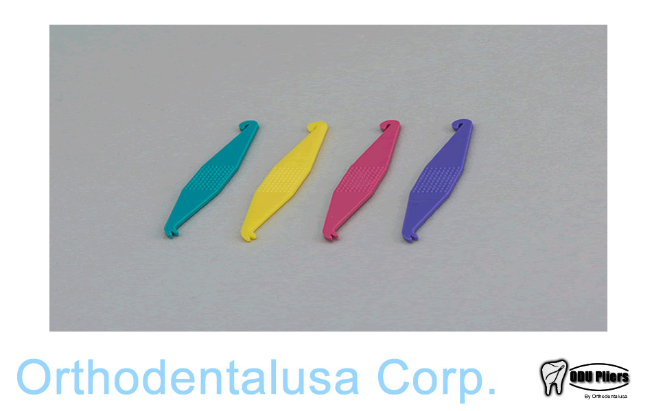 ORTHO ELASTIC PLACERS ASSORTED COLORS, 100PCS/BAG USA ORTHODONTIC DENTAL