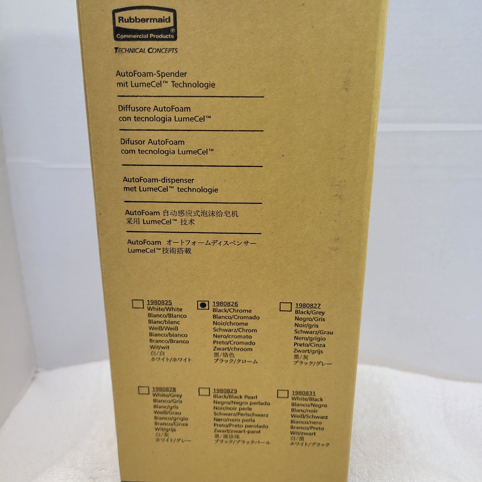 Rubbermaid Commercial AutoFoam Soap Dispenser Touchless LumeCel Technology