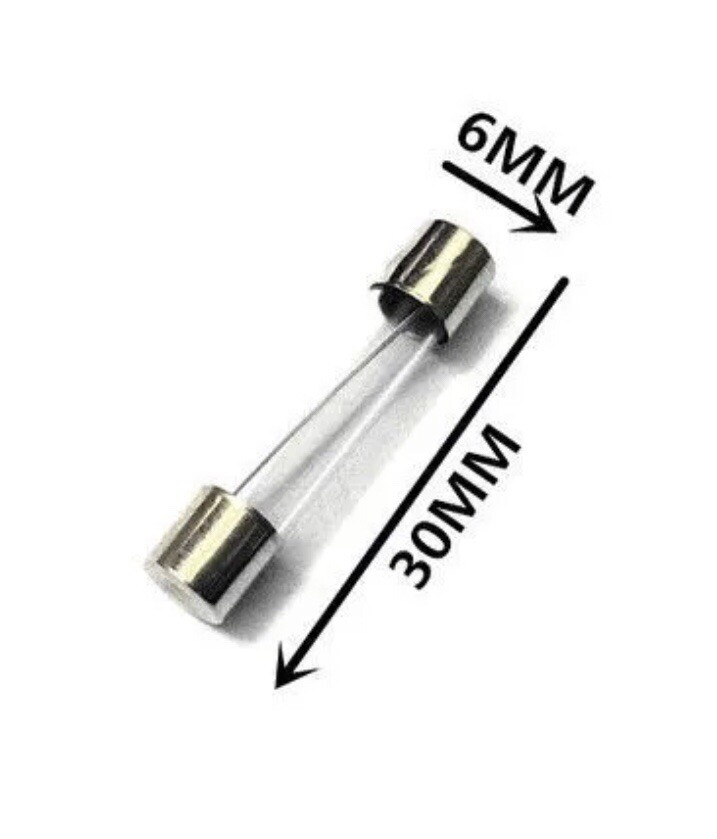 4 PCS 6 x 30 mm Glass Fuse 250 Volts Fast Blow Glass Fuses 6x30mm VARIOUS AMPS