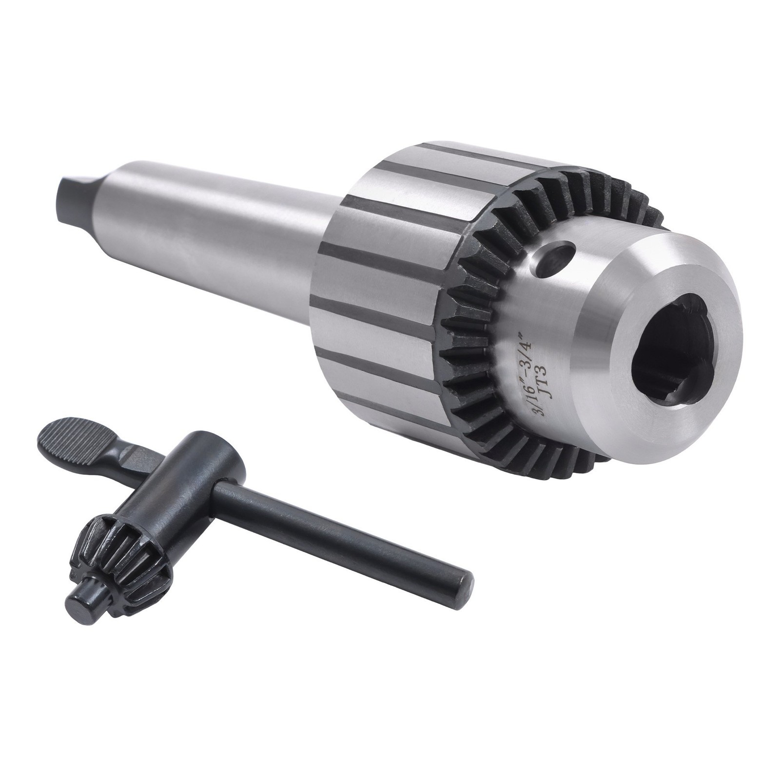 3/4″ Heavy Duty Keyed Drill Chuck 4MT Shank Industrial MT4 Shank Chuck Keyed