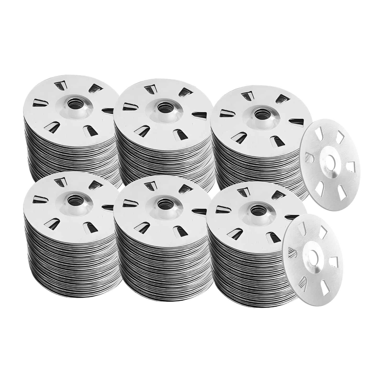 BERVASTO 500pc 1-1/8 Inch Flat Washers 304 Steel