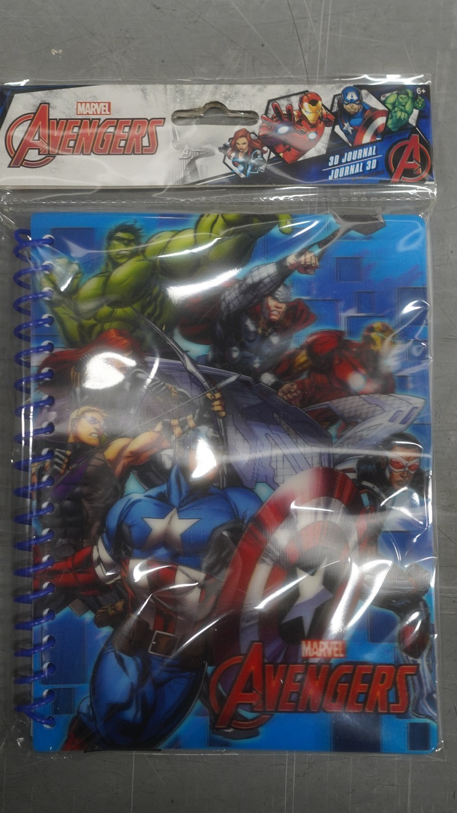 MARVEL AVENGERS 3D WRITING JOURNAL FOR NOTES SCHOOL OR DIARY NEW SEALED