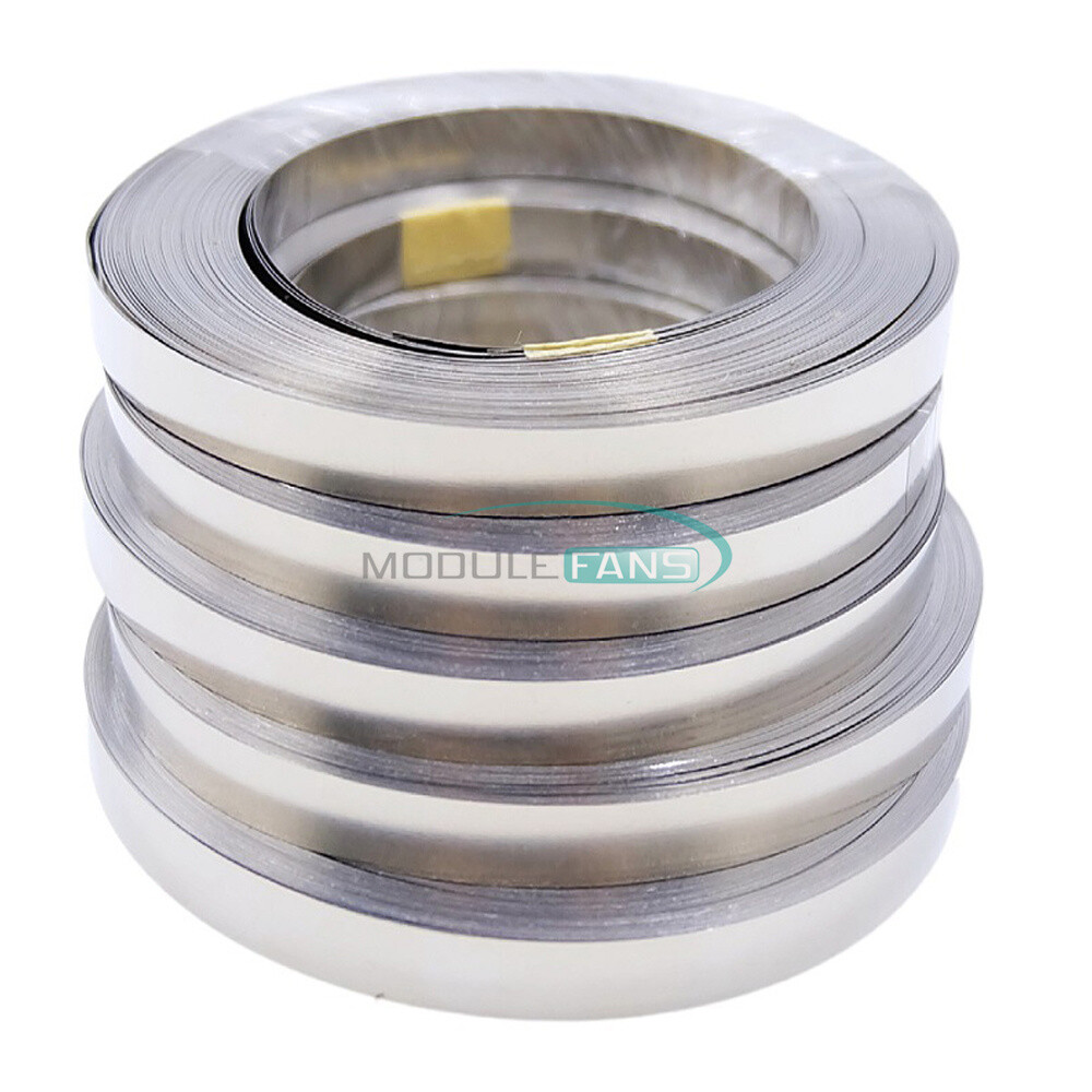 0.1~0.2mm thickness Nickel Plated Steel Strap Sheet For Battery Spot Welder 10m