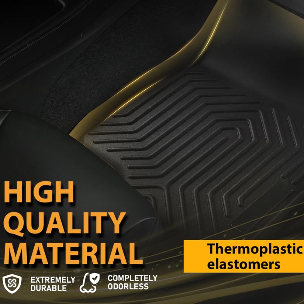 TPE Floor Mats Cargo Liners Infiniti QX60 2014-2020 4PCS All-Weather Protection